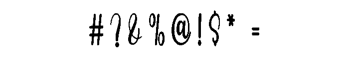 January1 Font OTHER CHARS