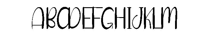 January1 Font UPPERCASE