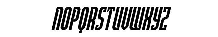 Janulus Condensed Italic Font UPPERCASE
