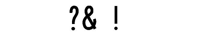 Janvier Font OTHER CHARS