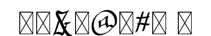 Jap And Handwrite Font OTHER CHARS