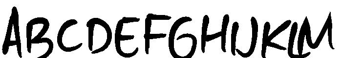 Japanese Ramen Font UPPERCASE