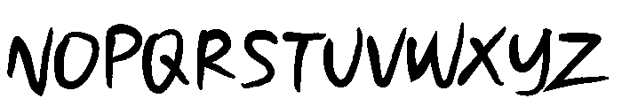 Japanese Ramen Font UPPERCASE