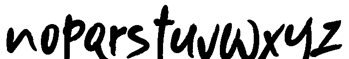 Japanese Ramen Font LOWERCASE