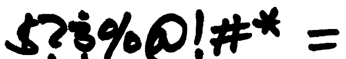 JasonSharpie Font OTHER CHARS