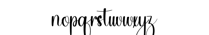 Jastine Font LOWERCASE