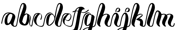 Java Calligraphy Font LOWERCASE