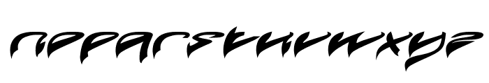 Java Island Bold Italic Font LOWERCASE