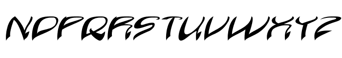 Java Island Italic Font UPPERCASE