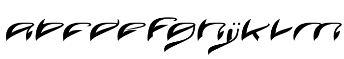 Java Island Italic Font LOWERCASE