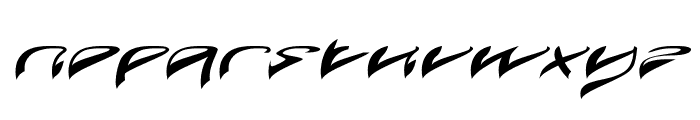 Java Island Italic Font LOWERCASE