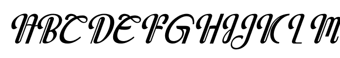 Javassoul Italic Font UPPERCASE