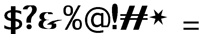 Jawa Palsu Font OTHER CHARS
