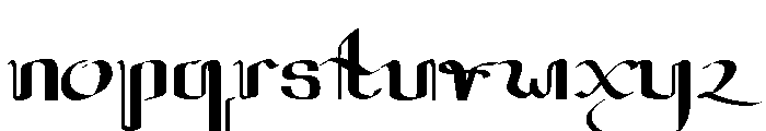 Jawa Palsu Font LOWERCASE