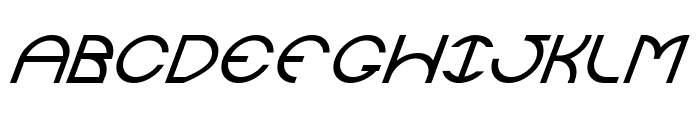 JaySetch Italic Font UPPERCASE