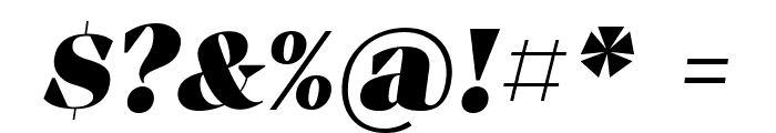 Jaymont PERSONAL Black Italic Font OTHER CHARS