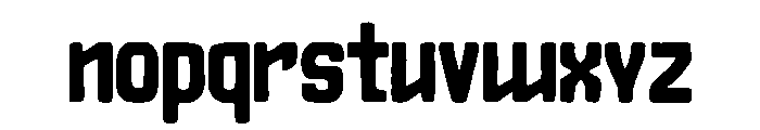 JazzyRabbit Font LOWERCASE