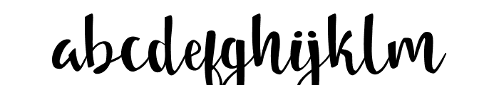 jandle  Regular Font LOWERCASE