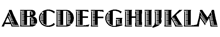 Jazz LET Plain Font UPPERCASE