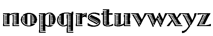 Jazz LET Plain Font LOWERCASE