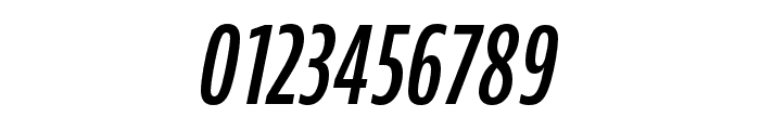 JAF Bernino Sans Compressed Semibold Italic Font OTHER CHARS