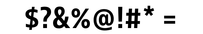JAF Bernino Sans Condensed Bold Font OTHER CHARS