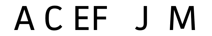 JAF Facit Regular Font UPPERCASE
