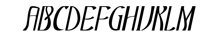 Jangle-BoldItalic Font UPPERCASE