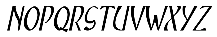 Jangle-BoldItalic Font UPPERCASE