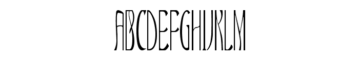 Jangle-ExtracondensedRegular Font UPPERCASE