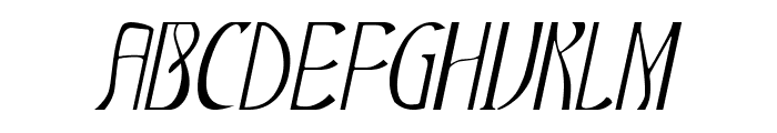 Jangle-Italic Font UPPERCASE