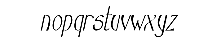 Jangle-Italic Font LOWERCASE