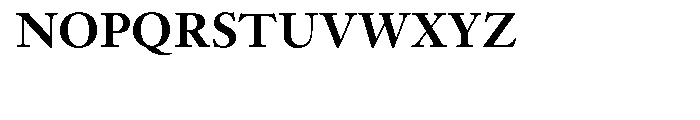 Janson URW Medium Font UPPERCASE