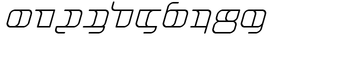 Jakone Extended Italic Font OTHER CHARS