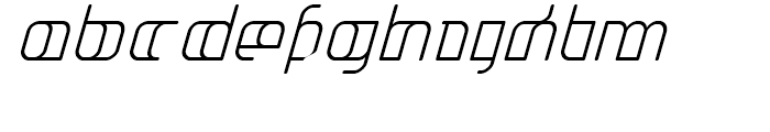 Jakone Italic Font LOWERCASE