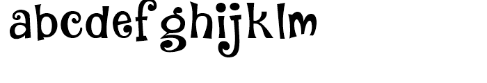 Jambo Regular Font LOWERCASE