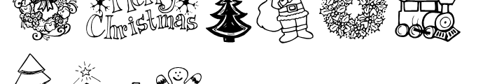 Janda Christmas Doodles Regular Font OTHER CHARS