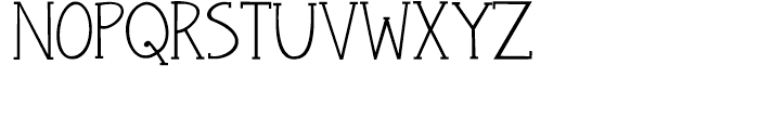 Janda Snickerdoodle Serif Font UPPERCASE