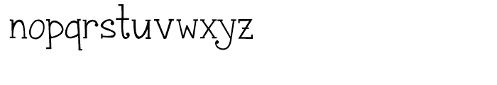 Janda Snickerdoodle Serif Font LOWERCASE