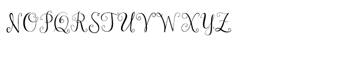 Janda Stylish Monogram Regular Font LOWERCASE