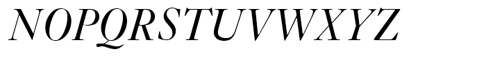 Janson Light Italic Font UPPERCASE