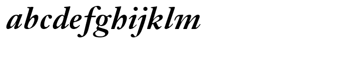 Janson Medium Italic Font LOWERCASE