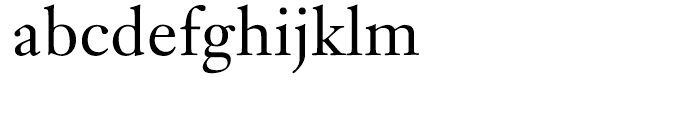 Janson Text 55 Roman Font LOWERCASE