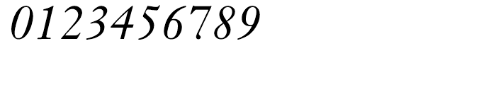 Janson Text 56 Italic Font OTHER CHARS