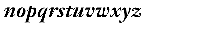 Janson Text 76 Bold Italic Font LOWERCASE