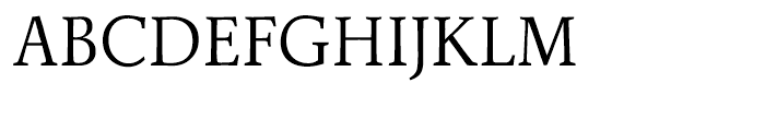 Jante Antiqua Regular Font UPPERCASE