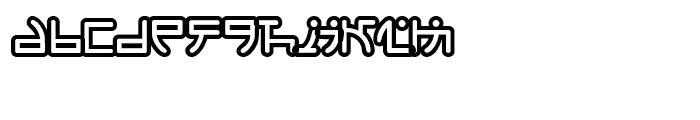 Japanese Regular Font LOWERCASE