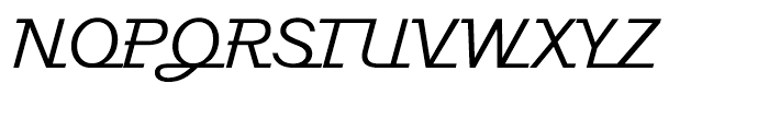 Javelin Medium Font UPPERCASE