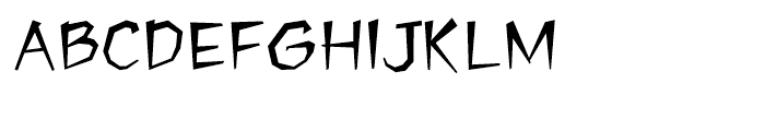Jawbreaker Regular Font UPPERCASE