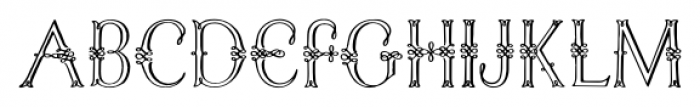 Jaggard Regular Font UPPERCASE